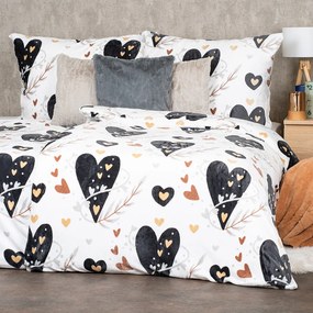 Lenjerie de pat din microflanel 4Home Romantic, 140 x 200 cm, 70 x 90 cm