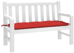 vidaXL Pernă de bancă de grădină, roșu, 120x50x7 cm, material oxford