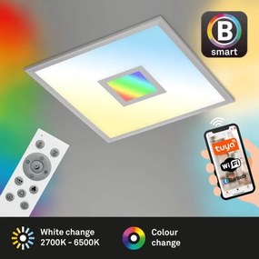Plafonieră LED RGB dimabilă Brilo CENTRO LED/24W/230V Wi-Fi Tuya + telecomandă
