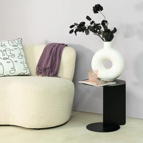 Măsuță auxiliară rotundă din metal ø 40 cm Salsa – Spinder Design