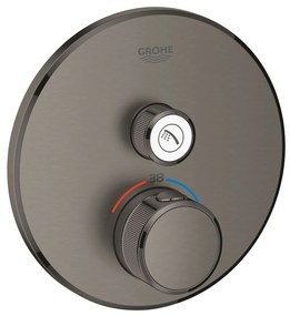 Grohe Grohtherm SmartControl baterie de duș ascuns cu termostat Brushed Hard Graphite 29118AL0