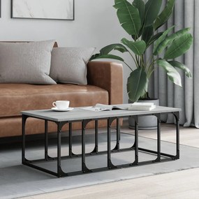 vidaXL Măsuță de cafea, gri sonoma, 100x50x35,5 cm, lemn prelucrat