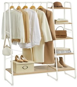 Cuier de podea LINEA, alb/maro