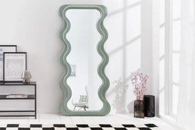 Oglinda de perete design modern CURVY 160cm, verde salvie A-43160 VC