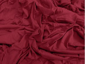 Cearsaf Jersey EXCLUSIVE cu elastic 180 x 200 cm visiniu Gramaj (densitatea fibrelor): Lux (190 g/m2)