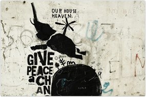 Tablou - Elefant deasupra solului (90x60 cm)