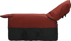 vidaXL Pătură pentru cai Verde închis și negru 115 cm Poliester