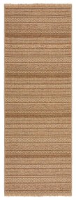 Covor tip traversă de exterior în culoare naturală 80x230 cm Farah Stripe – Flair Rugs