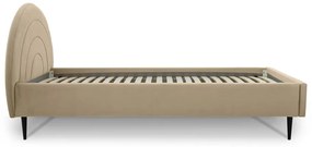 Pat pentru copii bej 90x200 cm Rainbow – Scandic