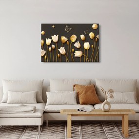 Tablou - Lalele - abstract (90x60 cm)