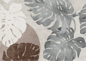Tablou - Design cu frunze (70x50 cm)