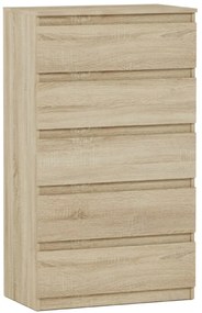 Comoda înaltă R-5 - diferite variante de culoare sonoma