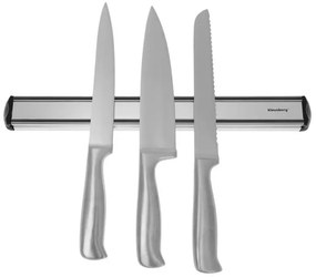 Suport magnetic cutite Klausberg KB 7247, 38,5 cm, Otel inoxidabil, Negru