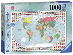 PUZZLE HARTA LUMII 2, 1000 PIESE - RAVENSBURGER (RVSPA15253)