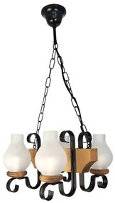 Lustră pe lanț Brilagi QUEEN 4xE14/40W/230V fag