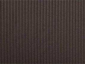 Taburet modular maro deschis cu tapițerie din catifea reiată Nihad modular – Bobochic Paris