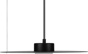 Lustră suspendată pe cablu PIATTO 1xGX53/15W/230V, diametru 35 cm, neagră