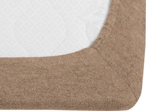 Cearsaf Frotir EXCLUSIVE 180 x 200 cm maro deschis Gramaj (densitatea fibrelor): Lux (190 g/m2)