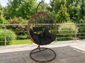 Scaun balansoar suspendat maro DOMINIKANA fara suport