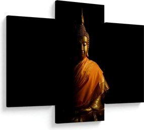 Tablou - Statuia lui Buddha de aur (90x60 cm)