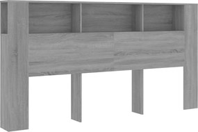 vidaXL Dulap tăblie, gri sonoma, 200x18,5x104,5 cm