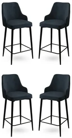 Set de scaune de bar Enox Anthracite, 4 buc., 4 buc