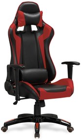 Scaun de birou Defender negru rosu