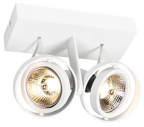 Spotlight modern alb cu 2 lumini - Master 70