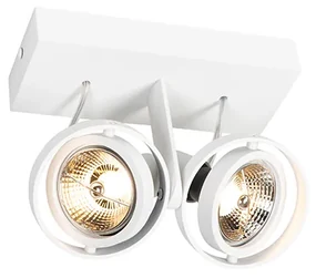 Spotlight modern alb cu 2 lumini - Master 70
