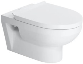Set Vas WC suspendat cu capac soft close Duravit Durastyle Rimless 37x54 cm evacuare orizontala