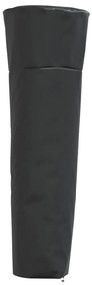vidaXL Husă încălzitor formă de piramidă negru 86x47x241cm Oxford 420D