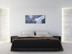 Tablou - Fata și unicorn (120x50 cm)