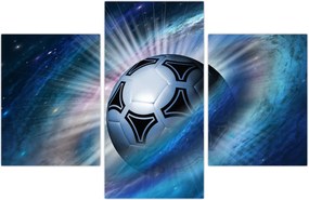 Tablou - Fotbal în spațiu (90x60 cm)