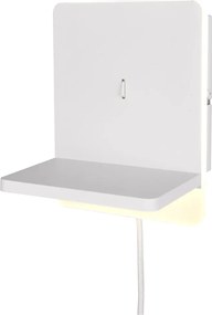 Aplică de perete albă LED cu intensitate reglabilă Fairfield – Trio