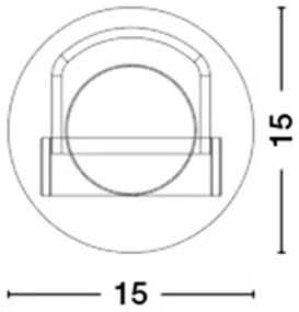Aplica de perete LED ambientala Polso NVL-6161202