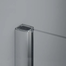 Paravan dus Sanswiss, Easy, profil crom lucios, 120 x 200 cm