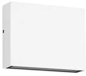 Aplica LED iluminat exterior ambiental IP54 TICK alba