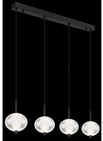 Lustră LED pe cablu Globo 16042-4H AIDA 4xLED/5,75W/230V 3000K/4500K/6500K