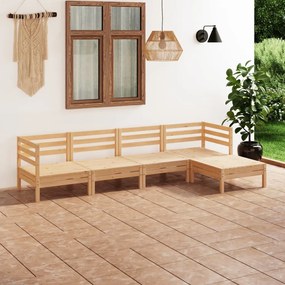3082677 vidaXL Set mobilier de grădină, 5 piese, lemn masiv de pin