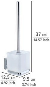 Suport pentru perie WC Wenko cu sistem de prindere Vacuum-Loc, până la 33 kg