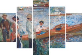 Tablou - Auguste Renoir, Oarsmen at Chatou, reproducere (150x105 cm)