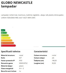 Lampadar Newcastle 58227 GL