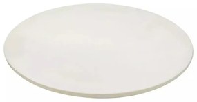 Placa piatra pentru copt si servit pizza Klausberg KB 7788, 33 cm, Manere metalice, Alb