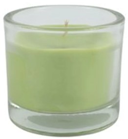 Lumanare parfumata in sticla MINNESOTA LIGHT GREEN 9 cm verde deschis