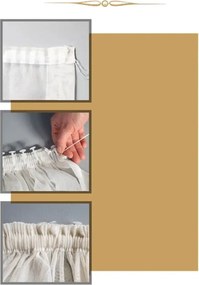 Perdea alb,homs, 300x260 cm,50032