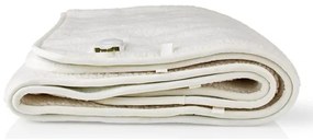Pătură electrică 60W/230V 150x80 cm lână Nedis PEBL120CWT1