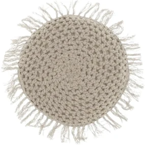 Perna decorativa rotunda TUFO 45 cm, gri