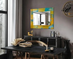 Oglindă  imprimată Pictură abstractă în ulei