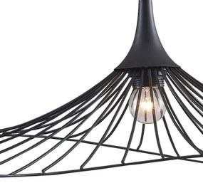 Lustră pe cablu ARIELLE 1xE27/20W/230V d. 50 cm negru