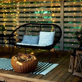 Instalație LED de Crăciun de exterior 200xLED/8 funcții IP44 25m alb cald Solight 1V102-WW